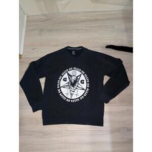 VTG 90s Upcycled GG Allin War In My Head Im Your Enemy Black Unisex...